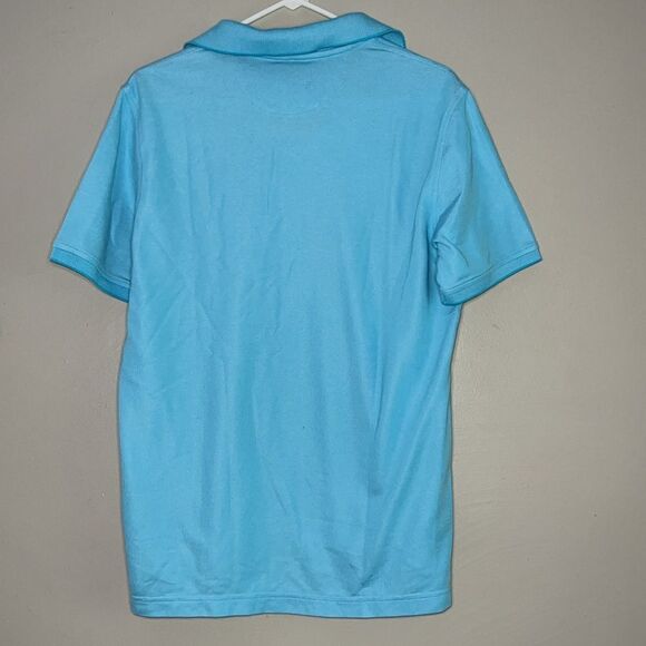 Izod men’s light blue short sleeve polo top size small - Picture 5 of 7